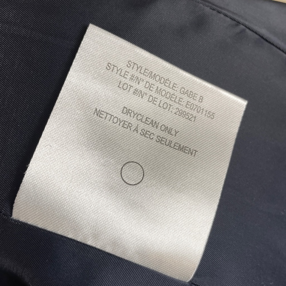 Theory Blazer In Navy Wool With Subtle Herringbon… - image 8